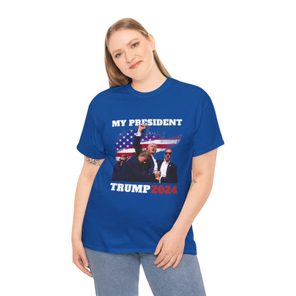 Donald Trump 2024 Survived Shot At Election Rally Unisex T-shirt