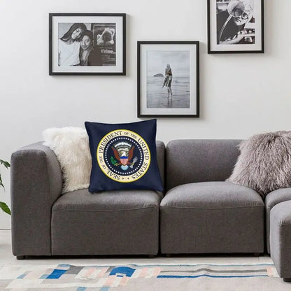 Seal Of The President Of The United States Cushion Cover Donald Trump USA Vote Election Throw Pillow Case for Sofa Bedroom Decor