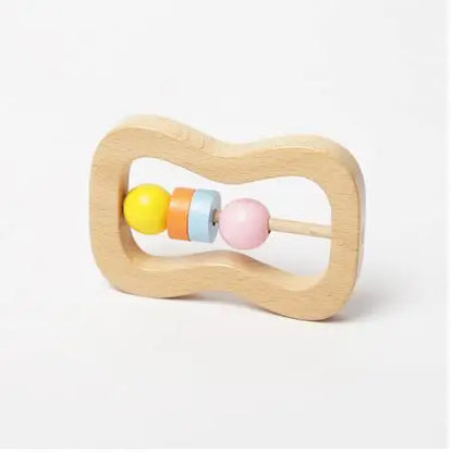 Montessori Wooden Rattles For Baby Crib Toys