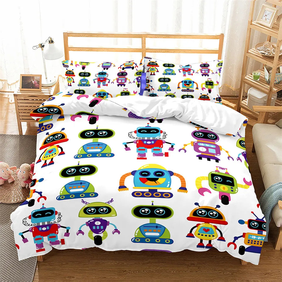 Children Duvet Cover Set Cartoon 3D Kids Bedding Set Kids Bed Set