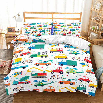 Children Duvet Cover Set Cartoon 3D Kids Bedding Set Kids Bed Set