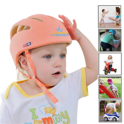 Adjustable Baby Helmet for crawling walking 1 2 Years Anti fall Baby Helmet Safety For Newborn 6 12 Month Kid Protection Hat Cap