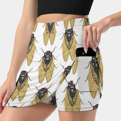 New Fashion Short Skirts Cicadoidea Cicada 2024