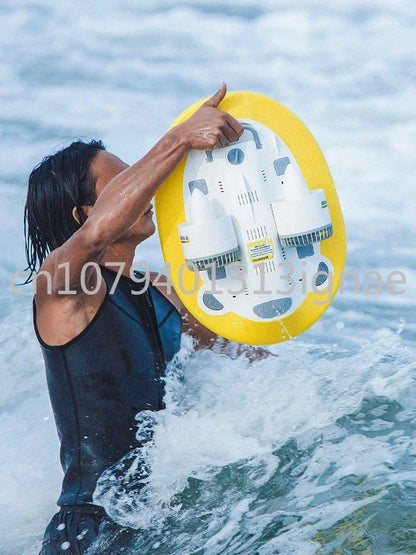 Water powered  electric floating board surfing  swimming  power assisted thruster for adults and children