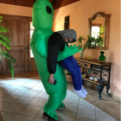 Inflatable Costume For Adult, Alien Halloween Inflatable Costumes, Alien Kidnapping Inflatable Costumes,Funny Halloween Blow up