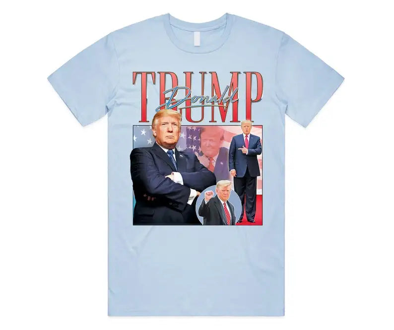 Donald Trump Homage T-shirt Tee Top US President  2024 Election Vote Republican