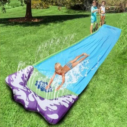 Summer Parent-child Outdoor Lawn Spray Surfboard Toy Games Center Backyard Inflatable Water Slide Pools Children Adult Toys Gift