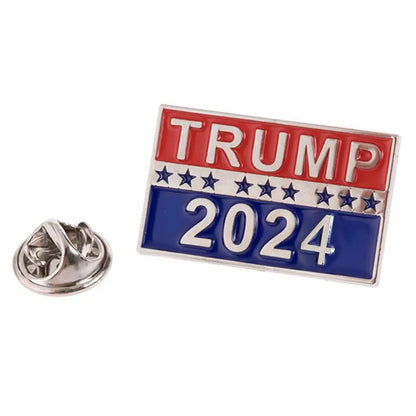 Trump Presidential Election 2024 Pin Fashionable Creative Campaign Campaign President Lapel Pin Souvenir President Alloy Me G7M8