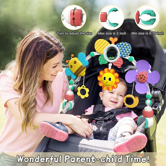 Baby Stroller Toy For Bed Mobile Infant Crib Rattles Newborn Baby Bed Hanging Rattle Baby Car Accessories Baby Toys 0 12 Months