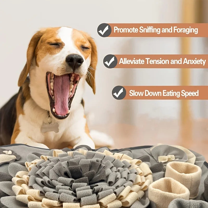 Interactive Durable Dog Slow Feeding Pad Training Mat For Foraging Skills And Slow Eating