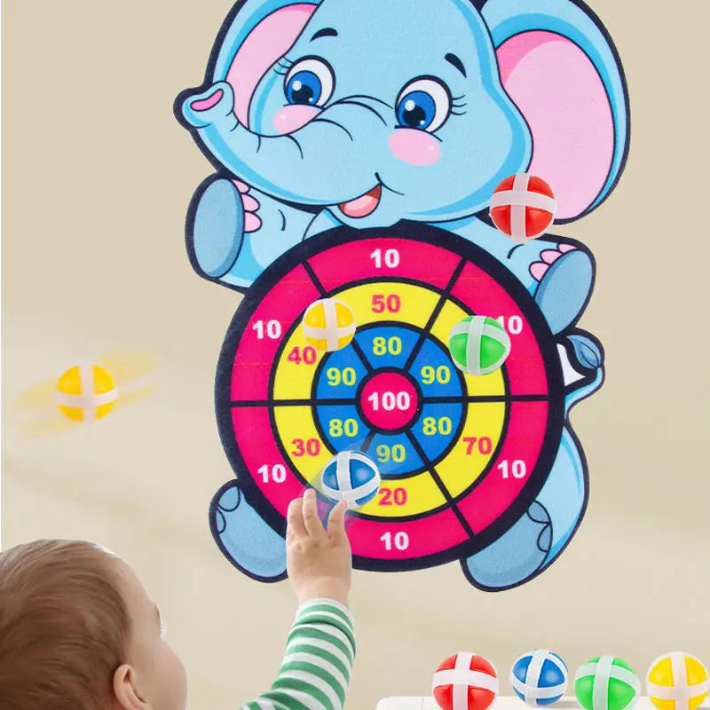 Sticky Ball Dart Board Sports Game Toys For Children Outdoor Party