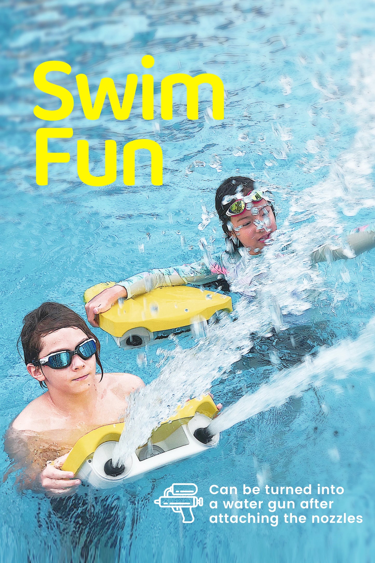 SWIMN Pool Swimming Kickboard Powered Water Scooter Electric Surfboard for Water Sports Jet Surfboard for Children