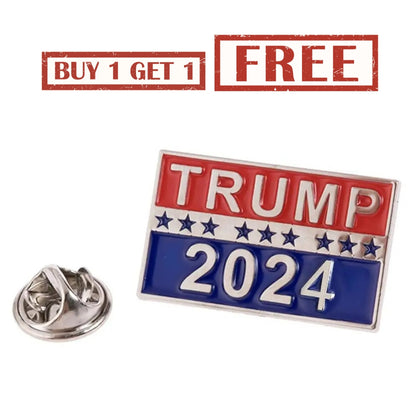 Trump Presidential Election 2024 Pin Fashionable Creative President Alloy Lapel Campaign Souvenir Metal Campaign President Pin