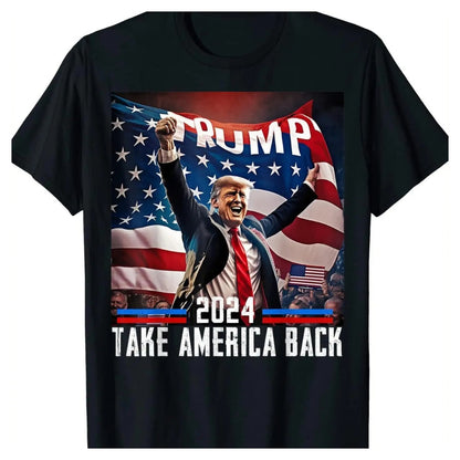 Donald Trump 2024 Take America Back Election 47th President Shirt Size S-3XL